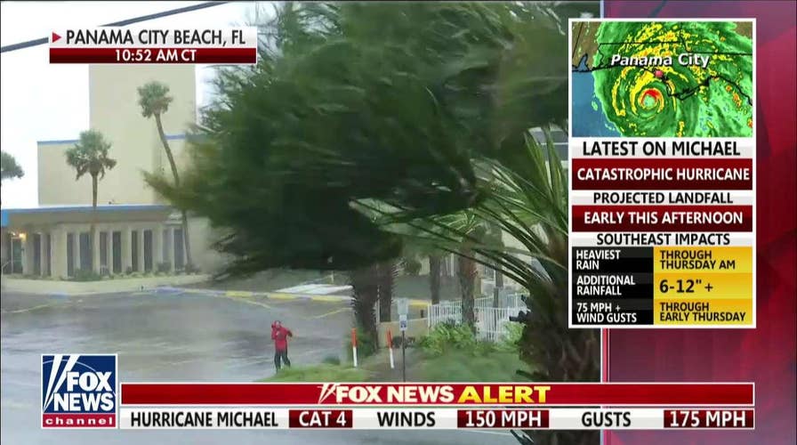 Jeff Flock Reports from Panama City Beach, FL Amid Monstrous Hurricane Michael
