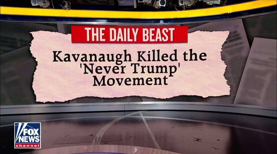 Where's the "Never Trump" movement post-Kavanaugh?