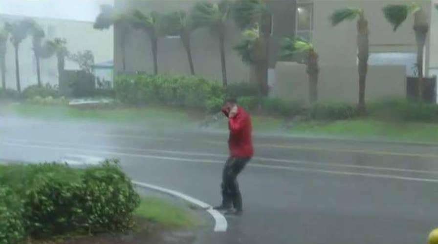 Hurricane Michael's winds blast Panama City Beach, Florida