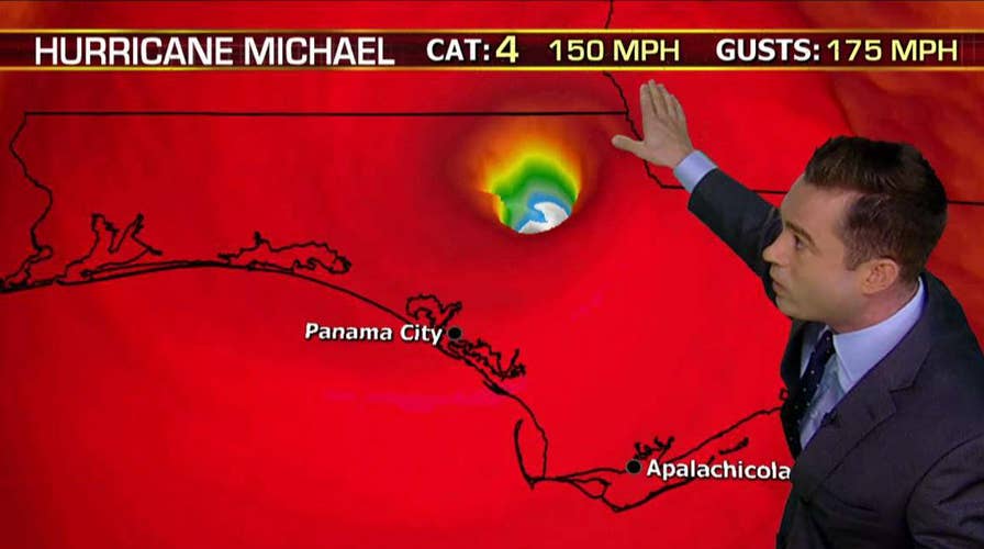 Powerful Hurricane Michael slowly weakens as it moves inland