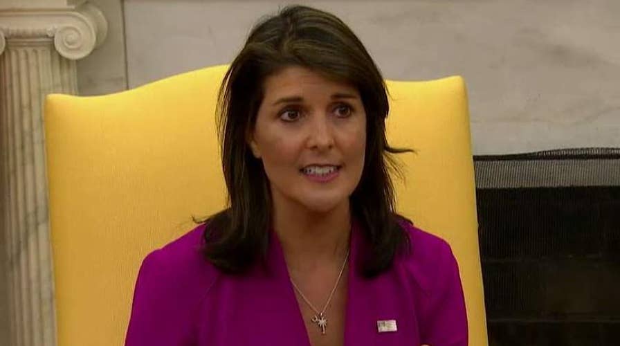 Nikki Haley's departure from UN turns political