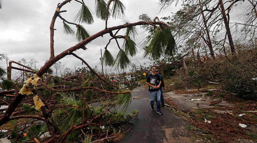 Floridians assess the damage from Hurricane Michael