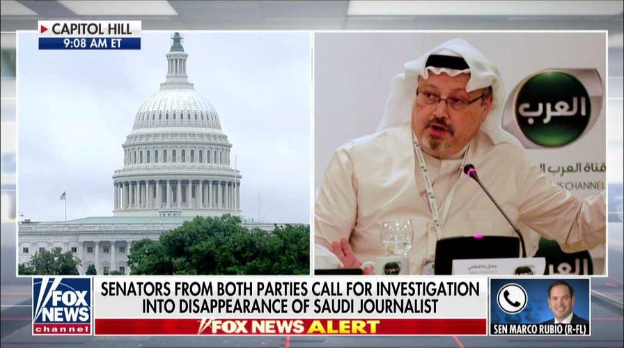 Marco Rubio reacts to disappearance of Saudi journalist in Turkey.