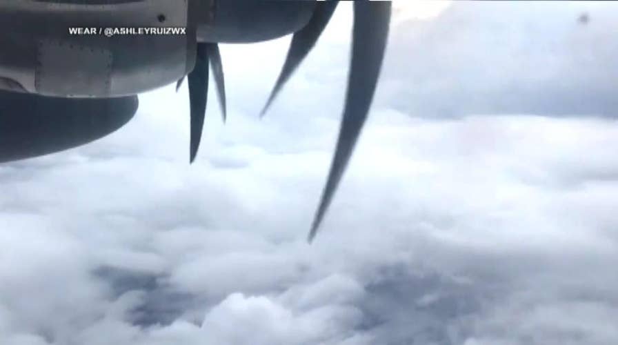 US Air Force Reserve Hurricane Hunters examine Michael 