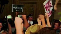 GOP hammers ‘mob’ message for midterms, as Dems howl over label