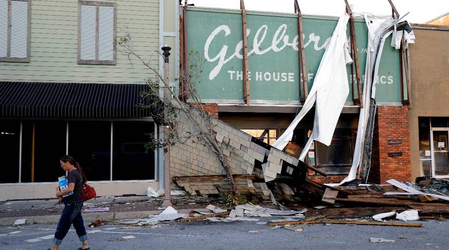 No power, long lines for gas in Panama City, Florida