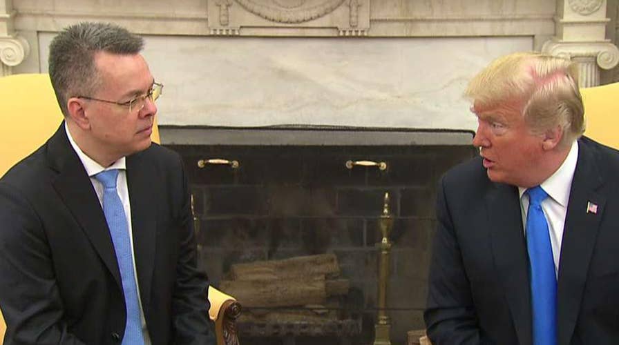 Trump meets with Pastor Brunson at White House