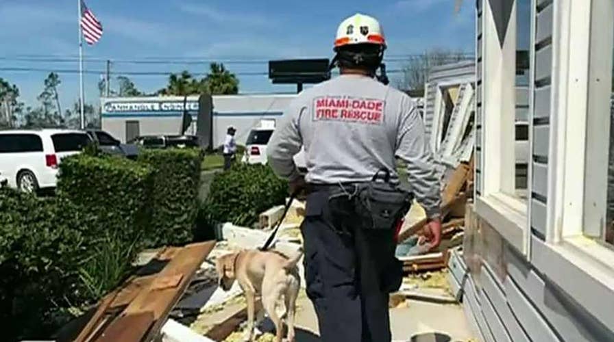 Search ramps up for Michael survivors