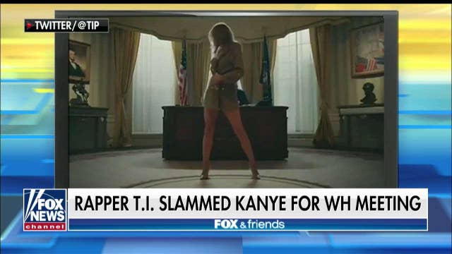 Rapper Ti Sparks Outrage With Racy Video Featuring Melania Trump Lookalike Stripping Latest