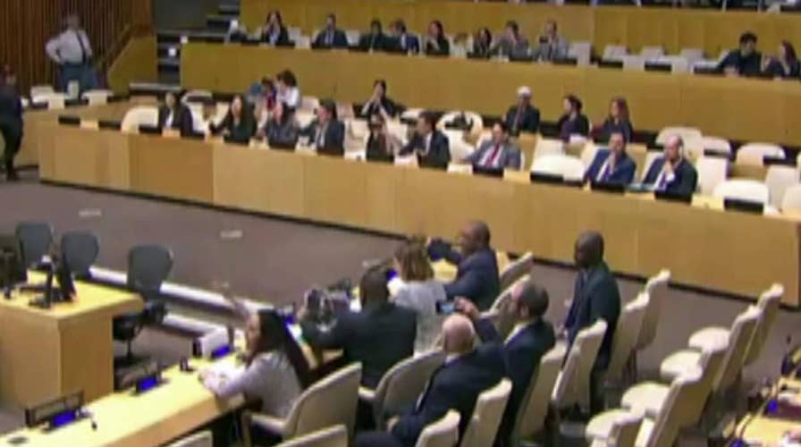 Protestors interrupt UN event on Cuban political prisoners