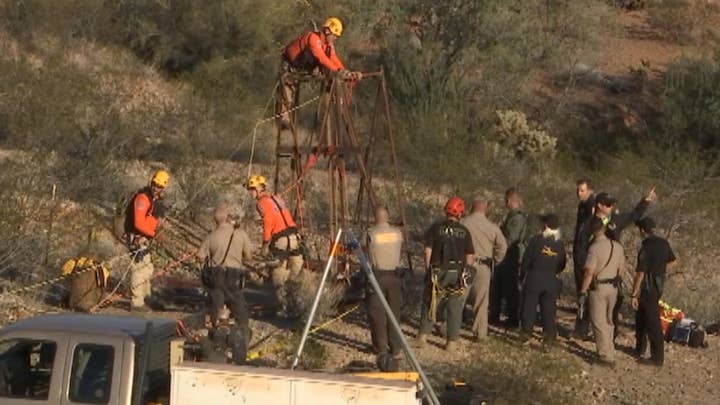 Man trapped in mine shaft for two days rescued