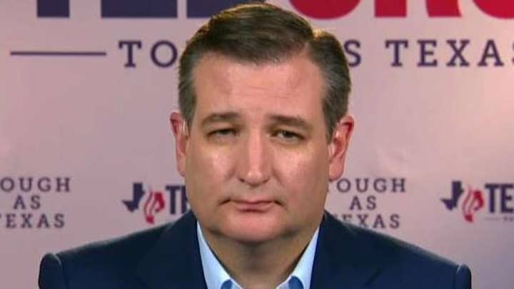 Sen. Ted Cruz reacts to Beto O'Rourke calling him a liar