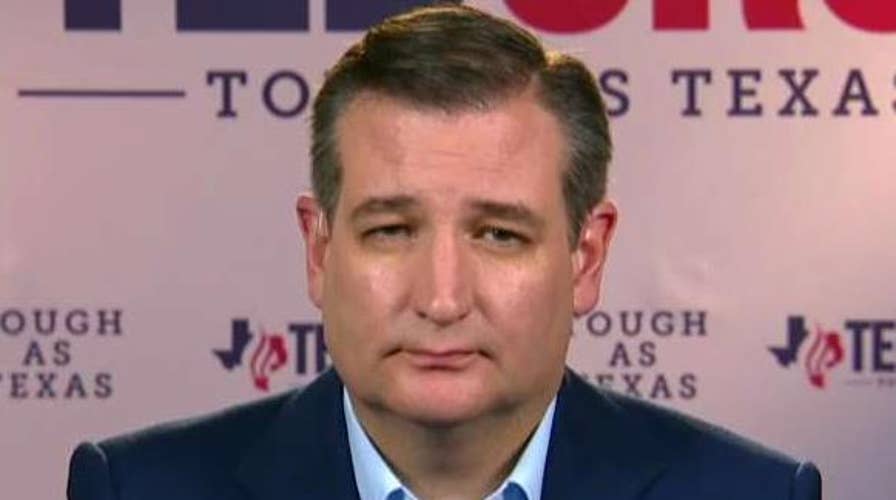 Sen. Ted Cruz reacts to Beto O'Rourke calling him a liar