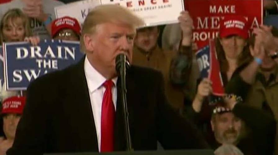 Trump unveils his closing midterm message