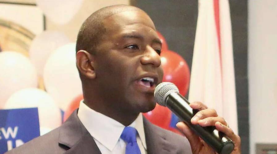 Florida gubernatorial candidate signs anti-police pledge