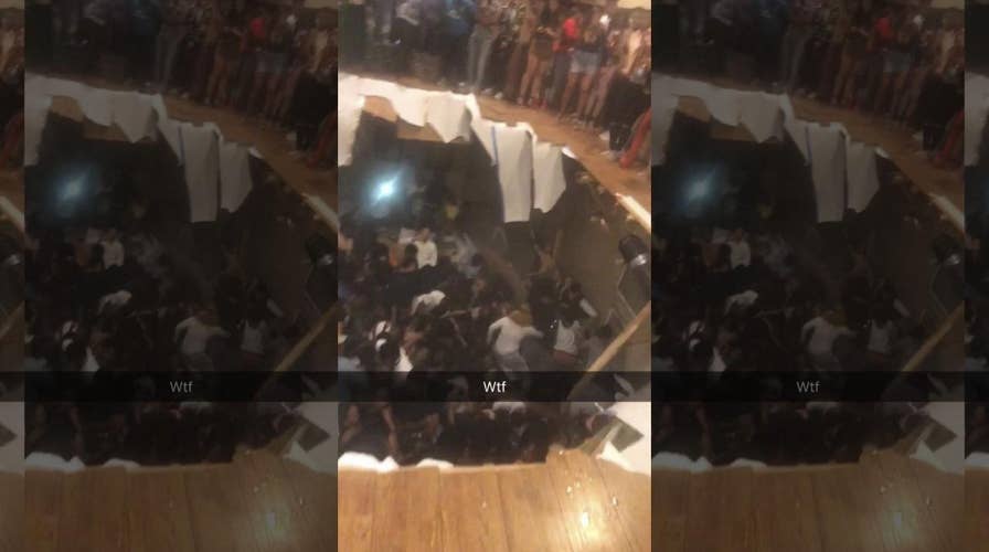 Shocking video: Clubhouse floor collapses during party