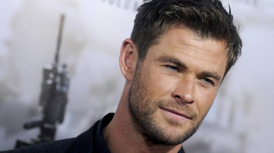 Chris Hemsworth takes hitchhiker on a chopper ride