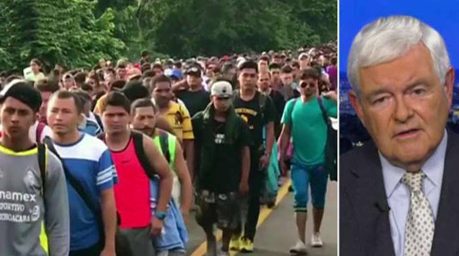 Why Newt Gingrich says caravan is 'an attack on America'