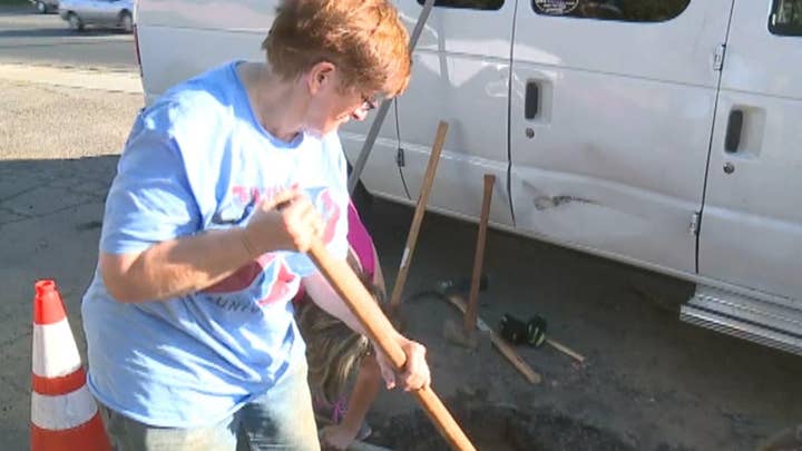 72-year-old woman tries to save church
