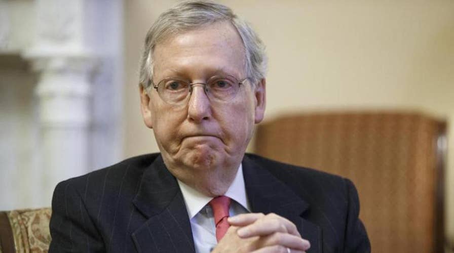 McConnell 'will not be intimidated' by mobs