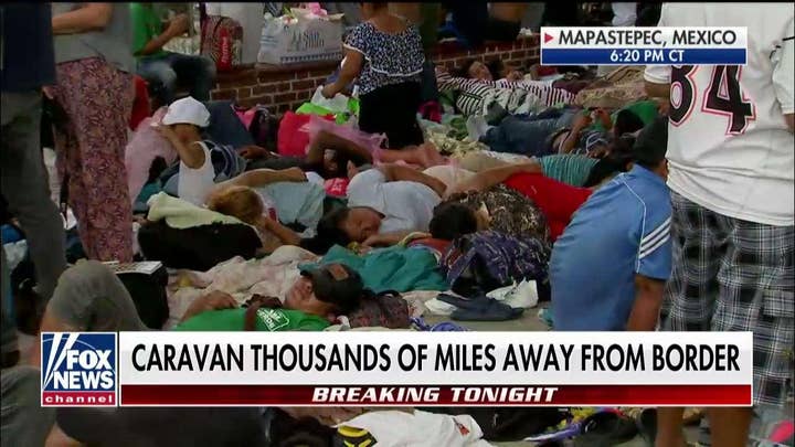 Martha MacCallum Interviews DHS Secretary at Border as Caravan Moves North