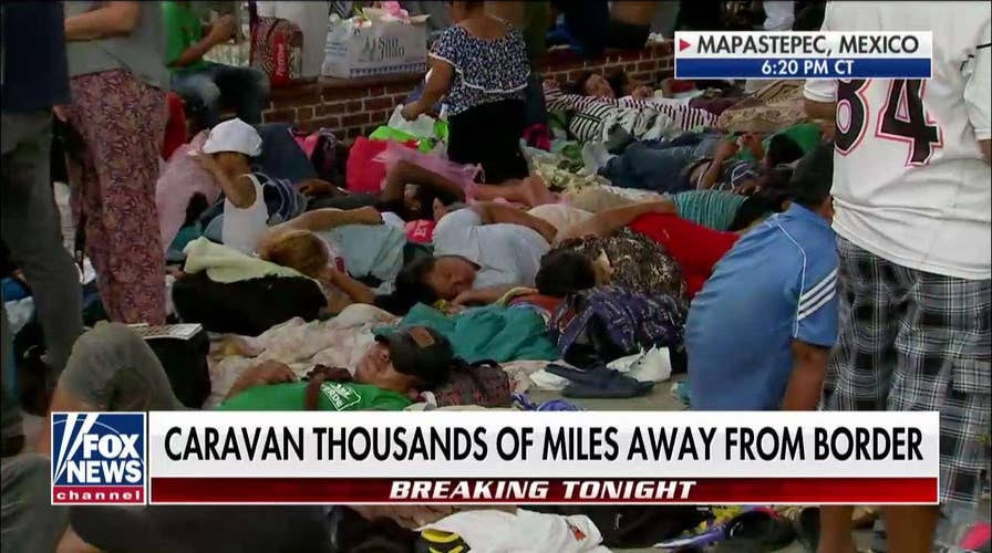 Martha MacCallum Interviews DHS Secretary at Border as Caravan Moves North