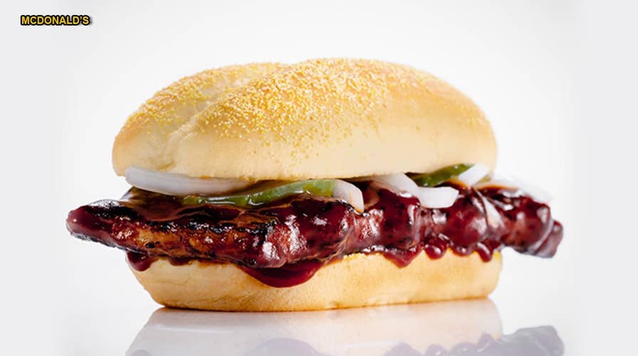McDonald's brings back the beloved McRib sandwich