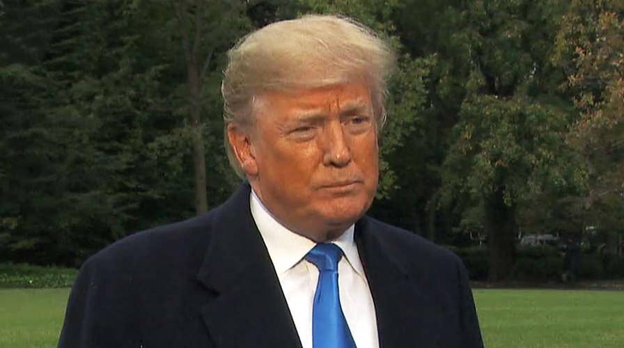 Trump praises law enforcement for arrest in mail bomb case