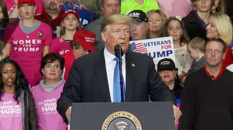 Trump praises arrest of mail bomb suspect, blasts media