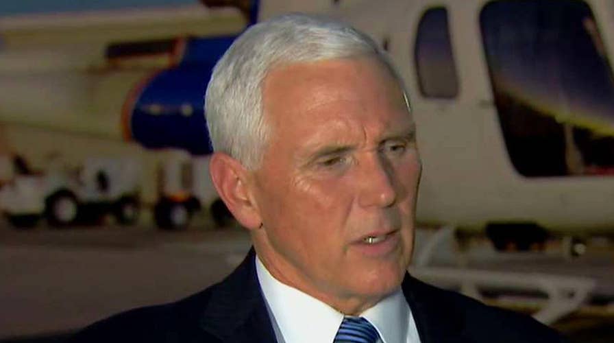 Pence calls out caravan's connection to the left