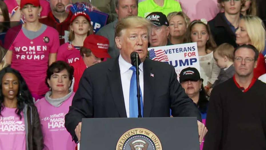 Trump praises arrest of mail bomb suspect, blasts media