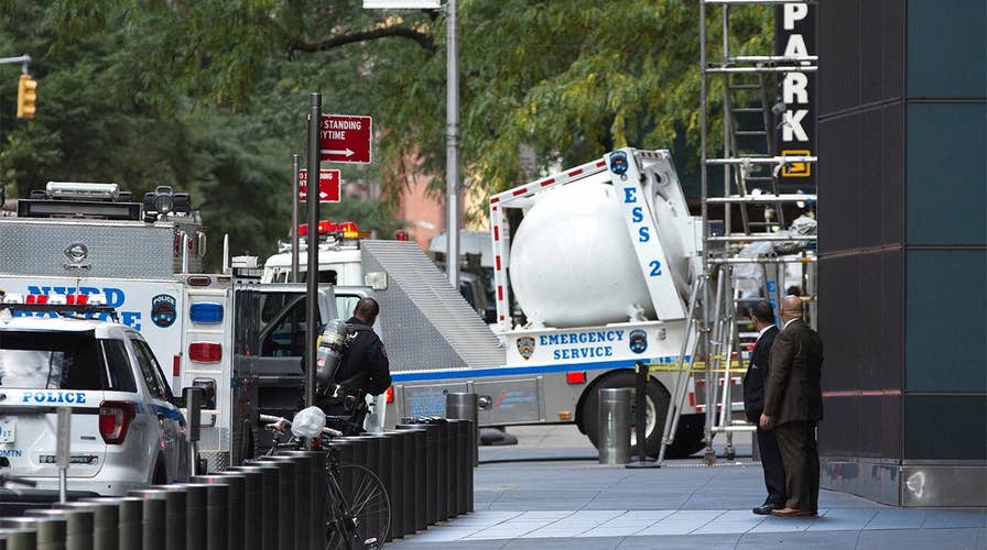 Trump, media in bomb blame game