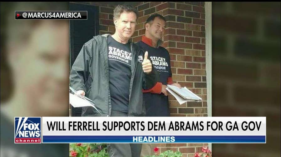 Actor Will Ferrell Goes Door-to-Door for Democratic GA Gubernatorial Candidate