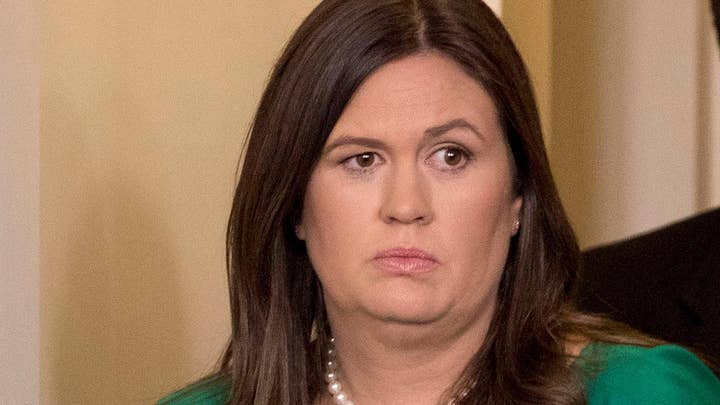 Sarah Sanders slams media's 'outrageous' blame game