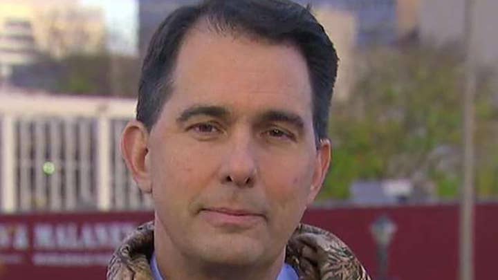 Gov. Scott Walker on tight re-election bid in Wisconsin