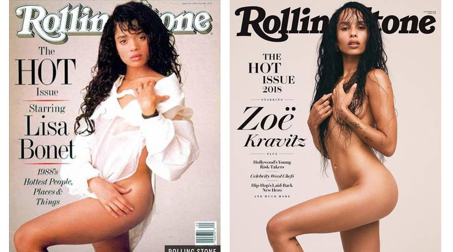 Zoe Kravitz recreates mom’s iconic Rolling Stone cover