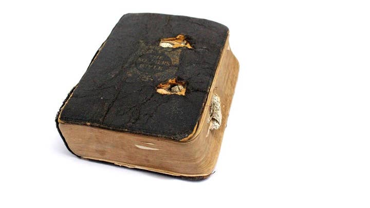 Bullet-scarred Bible ‘saved the life’ of WWI soldier