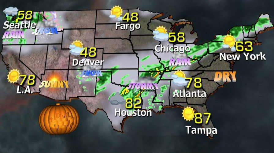 National forecast for Tuesday, October 30