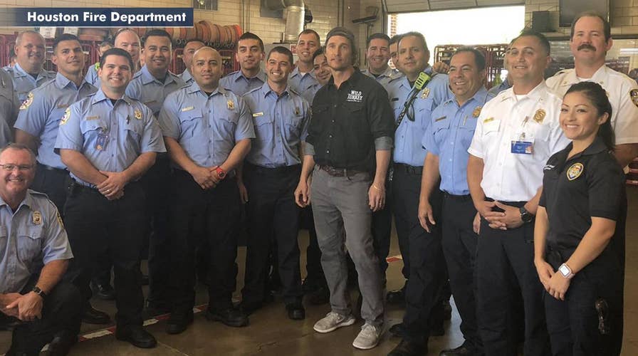 McConaughey honors first responders; Sheeran goes commando