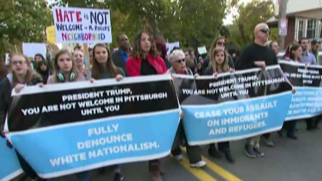 Protesters Slam Trump Call Him Anti Semitic On Air Videos Fox News 