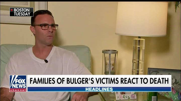 Families of Bulger's victims react to mob boss' murder.