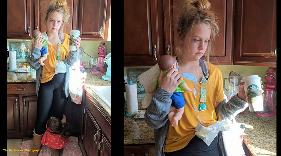 A teenager's ‘perfect’ tired mom Halloween costume goes viral