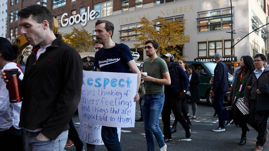 Google employees stage a walkout