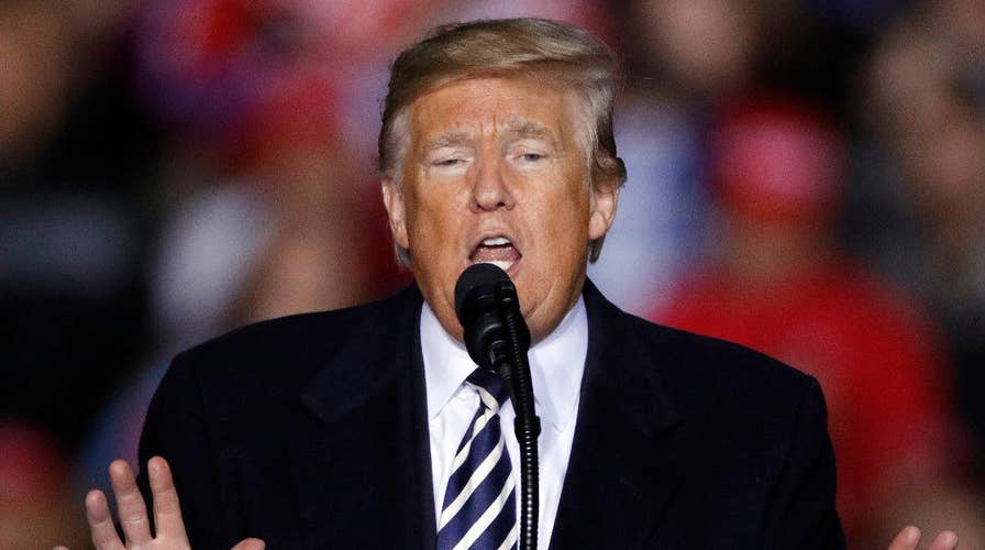 Trump hits campaign trail in final bid to tip Senate races