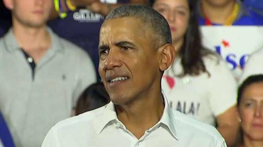 Obama responds to heckler at campaign rally in Miami