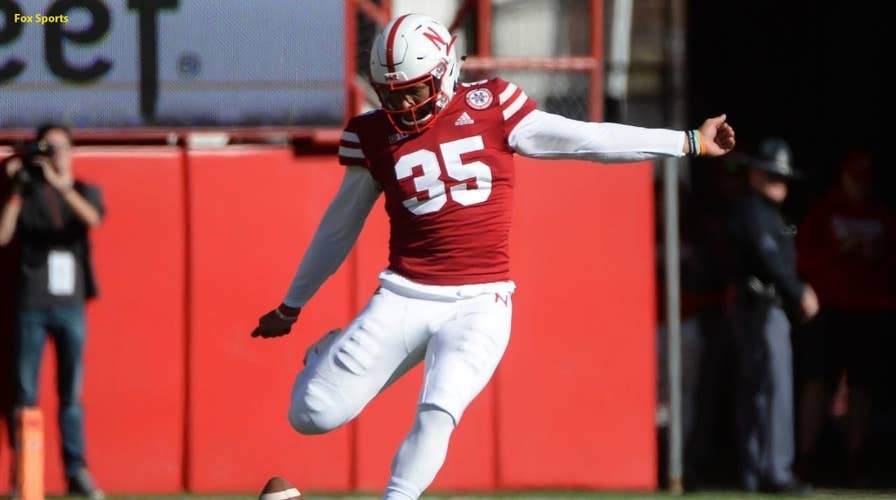 Bad kickoff by Nebraska Cornhusker goes viral