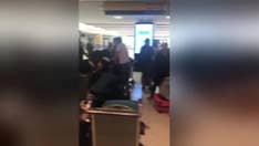 Flight that left over 200 passengers sleeping on the airport floor lands 3 days after schedule