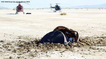 NASA posts photo of crashed 'flying saucer from outer space'