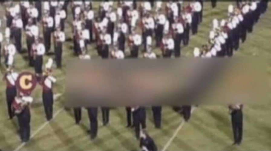 Georgia high scholl deals marching band spells slur