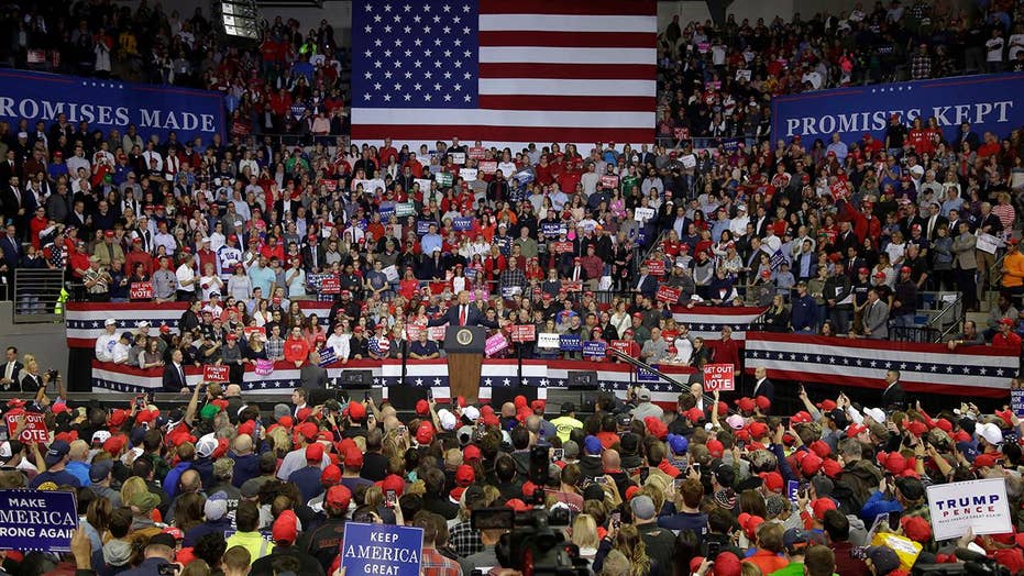Crowd at Trump rally sings 'Amazing Grace' after woman collapses | Fox News